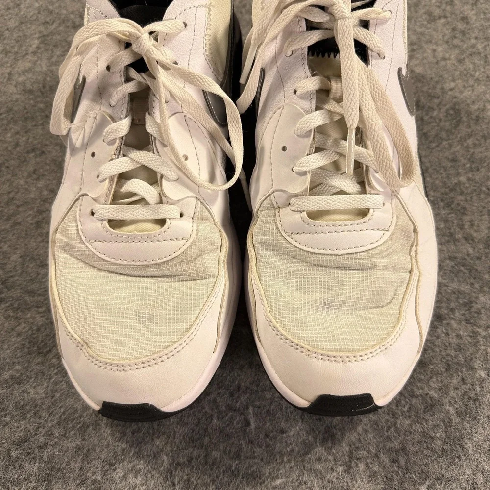 Nike Air Max‎ Excee Shoes Youth Size 7Y White Black Silver CZ4990-100 Sneakers